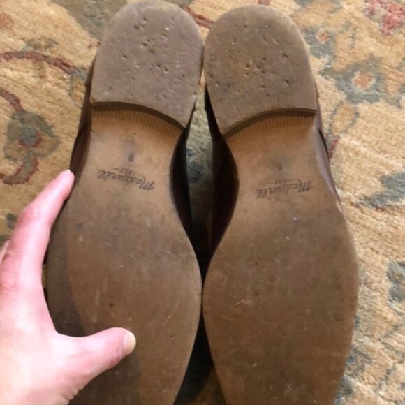 Madewell English Saddle Brown Leather Cap Toe Lace-Up Oxfords – Women’s (Size 9) - Picture 5 of 13